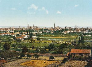 Vista de Zaragoza 1900
