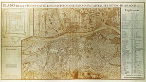 Plano de Zaragoza 1712 (a)