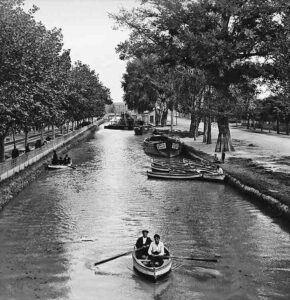 1925 - Canal Imperial desde la pasarela de Torrero