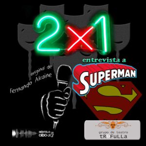 cartel 2 x 1 - Superman-cuadro