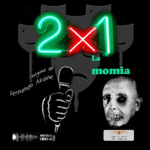 cartel 2 x 1 - la momia-cuadro