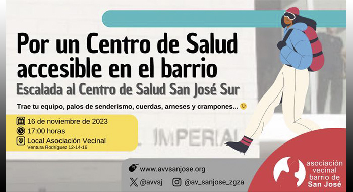 Asociación Vecinal de San José – Convocatoria manifestación por nuevo Centro de Salud