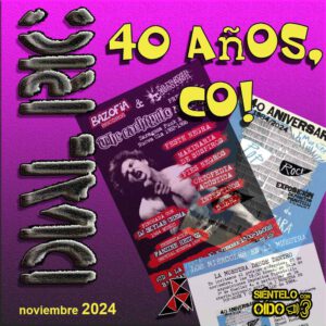 CARTEL DIAL RIC - muestra 40 años-cuadro