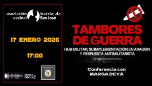 cartel Tambores de guerra-Marga Deya